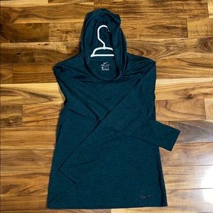 Nike sweatshirt with hood attached